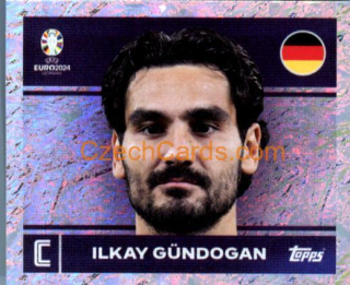 Ilkay Gündogan 2024 Topps UEFA Euro sticker foil #GER2