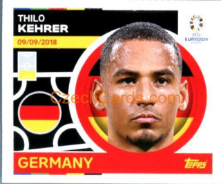 Thilo Kehrer 2024 Topps UEFA Euro sticker  #GER4