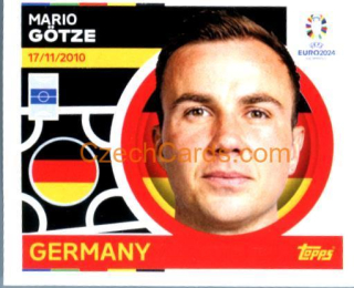 Mario Götze 2024 Topps UEFA Euro sticker #GER12