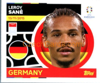 Leroy Sané 2024 Topps UEFA Euro sticker #GER15