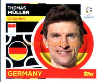 Thomas Müller 2024 Topps UEFA Euro sticker #GER16