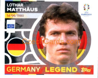 Lothar Matthäus 2024 Topps UEFA Euro sticker #GER21