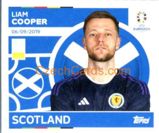 Liam Cooper 2024 Topps UEFA Euro sticker #SCO7