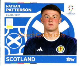 Nathan Patterson 2024 Topps UEFA Euro sticker #SCO8