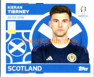 Kieran Tierney 2024 Topps UEFA Euro sticker #SCO11