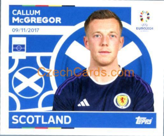 Callum McGregor 2024 Topps UEFA Euro sticker #SCO12