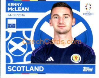 Kenny McLean 2024 Topps UEFA Euro sticker #SCO18