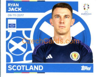 Ryan Jack 2024 Topps UEFA Euro sticker #SCO19