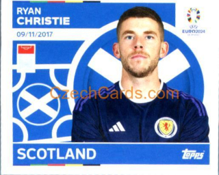 Ryan Christie 2024 Topps UEFA Euro sticker #SCO21