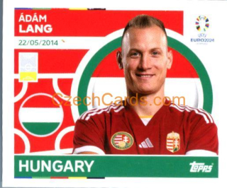 Ádám Lang 2024 Topps UEFA Euro sticker #HUN5