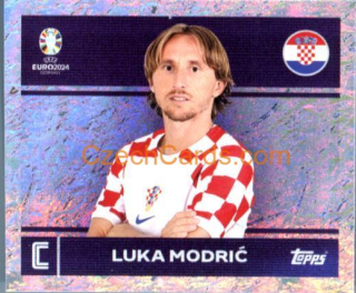 Luka Modrić 2024 Topps UEFA Euro sticker foil #CRO2