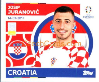 Josip Juranović 2024 Topps UEFA Euro sticker #CRO11