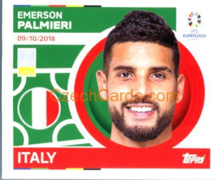 Emerson Palmieri 2024 Topps UEFA Euro sticker #ITA7