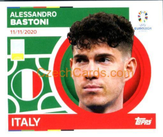 Alessandro Bastoni 2024 Topps UEFA Euro sticker #ITA9