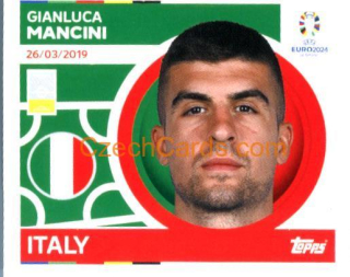 Gianluca Mancini 2024 Topps UEFA Euro sticker #ITA11