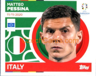 Matteo Pessina 2024 Topps UEFA Euro sticker #ITA14