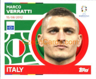 Marco Verratti 2024 Topps UEFA Euro sticker #ITA15