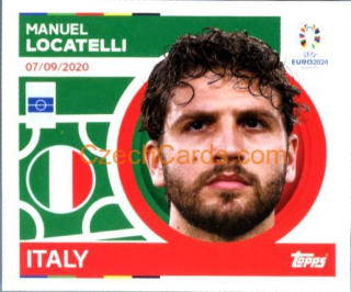 Manuel Locatelli 2024 Topps UEFA Euro sticker #ITA16