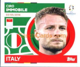 Ciro Immobile 2024 Topps UEFA Euro sticker #ITA20