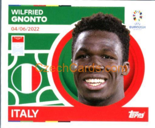 Wilfried Gnonto 2024 Topps UEFA Euro sticker #ITA21