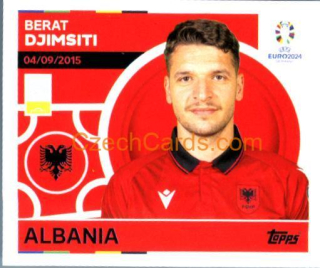 Berat Djimsiti 2024 Topps UEFA Euro sticker #ALB6