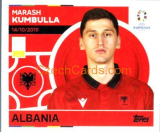 Marash Kumbulla 2024 Topps UEFA Euro sticker #ALB8