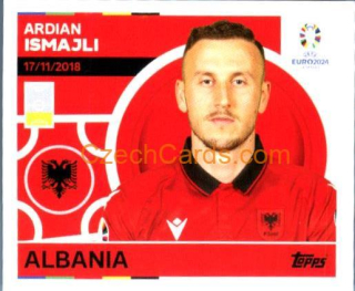 Ardian Ismajli 2024 Topps UEFA Euro sticker #ALB9