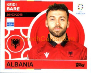 Keidi Bare 2024 Topps UEFA Euro sticker #ALB10