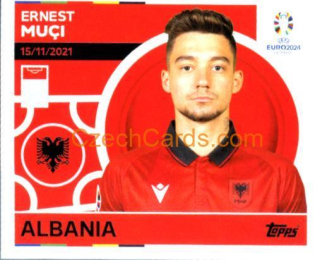 Ernest Muçi 2024 Topps UEFA Euro sticker #ALB19