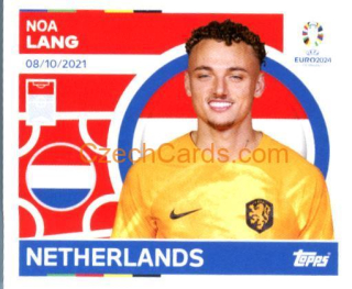 Noa Lang 2024 Topps UEFA Euro sticker #NED19