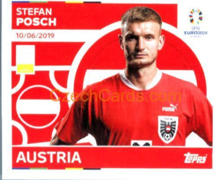 Stefan Posch 2024 Topps UEFA Euro sticker #AUT5