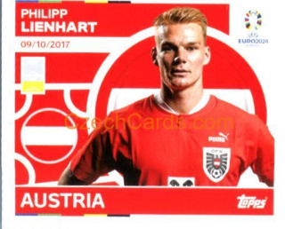 Philipp Lienhart 2024 Topps UEFA Euro sticker #AUT6