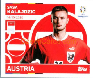 Sasa Kalajdzic 2024 Topps UEFA Euro sticker #AUT19