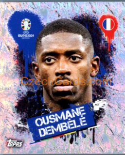 Ousmane Dembélé 2024 Topps UEFA Euro sticker #FRA3