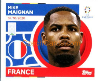 Mike Maignan 2024 Topps UEFA Euro sticker #FRA4