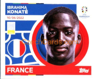 Ibrahima Konaté 2024 Topps UEFA Euro sticker #FRA5