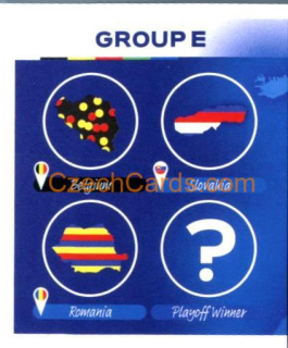 Overview Group E 1/2 2024 Topps UEFA Euro sticker #GE1