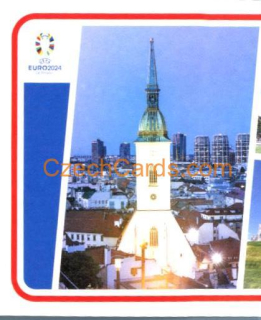 Slovakia Landmark 1/2 2024 Topps UEFA Euro sticker #SVK-P1