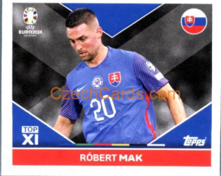 Róbert Mak 2024 Topps UEFA Euro sticker #SVK-TOP2