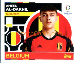 Ameen Al-Dakhil 2024 Topps UEFA Euro sticker #BEL10