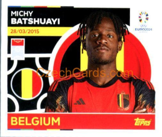 Michy Batshuayi 2024 Topps UEFA Euro sticker #BEL20