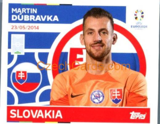 Martin Dúbravka 2024 Topps UEFA Euro sticker #SVK4