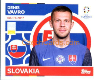 Denis Vavro 2024 Topps UEFA Euro sticker #SVK6