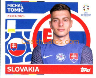 Michal Tomič 2024 Topps UEFA Euro sticker #SVK7