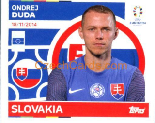 Ondrej Duda 2024 Topps UEFA Euro sticker #SVK9