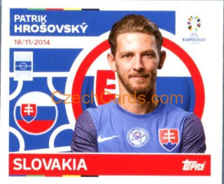 Patrik Hrošovský 2024 Topps UEFA Euro sticker #SVK10