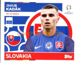 Jakub Kadák 2024 Topps UEFA Euro sticker #SVK11