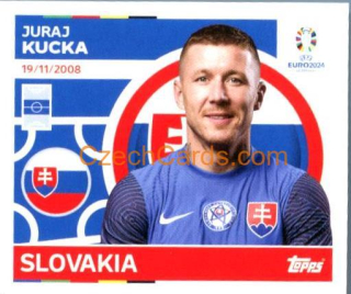 Juraj Kucka 2024 Topps UEFA Euro sticker #SVK12