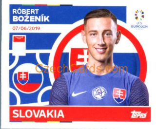 Róbert Boženík 2024 Topps UEFA Euro sticker #SVK16