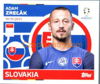 Adam Zreľák 2024 Topps UEFA Euro sticker #SVK18